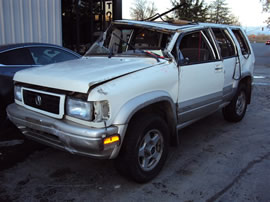 1997 ACURA SLX, 3.2 AUTO AWD, COLOR WHITE, STK A14159